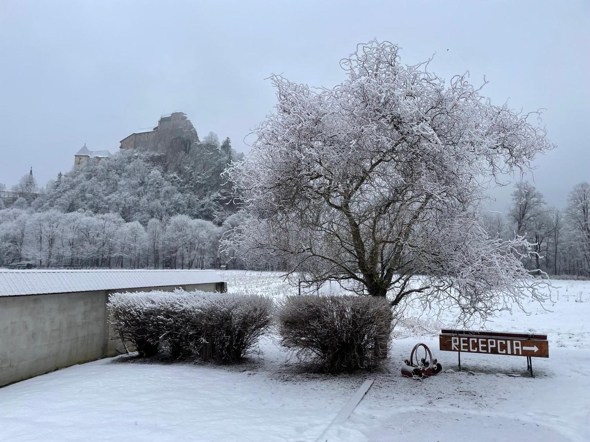 Penzion U Dvoch Levov Oravsky Podzamok Esterno foto